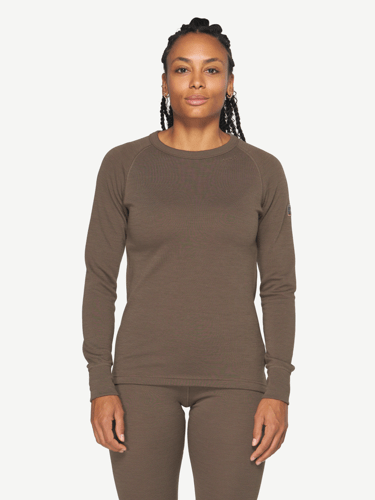 Devold - Expedition Merino 235 Ulltrøye Dame - Medium - Brun
