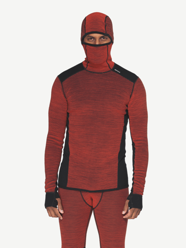 Devold - Reverso Merino Hoodie Herre - Large - Oransje
