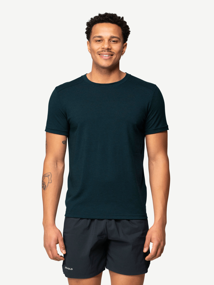 Devold - Premium T-skjorte Herre - Medium - Blå