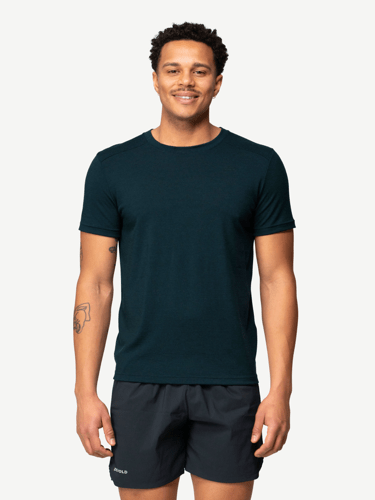 Devold - Premium T-skjorte Herre - Medium - Blå