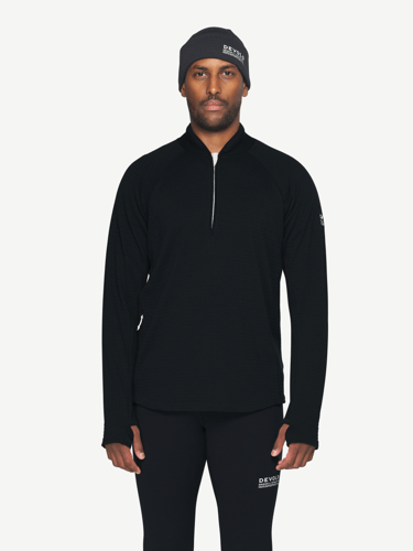 Devold - Endurance Merino Zip Herre - Large - Svart