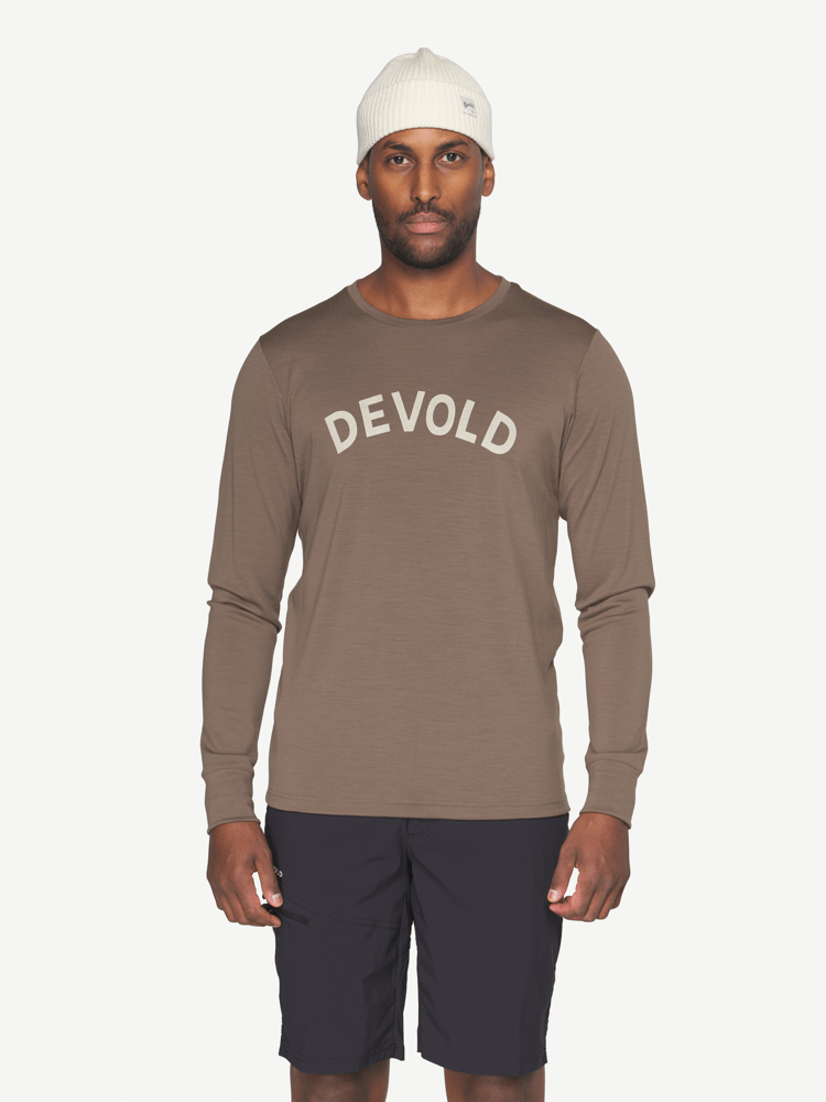 Devold - Classic Legacy Long Sleeves Herre - Large - Brun