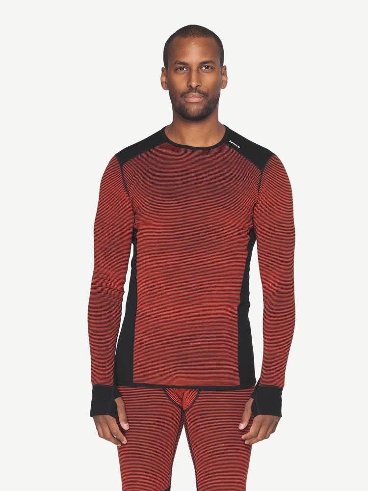 Devold - Reverso Merino Ulltrøye Herre - Large - Oransje