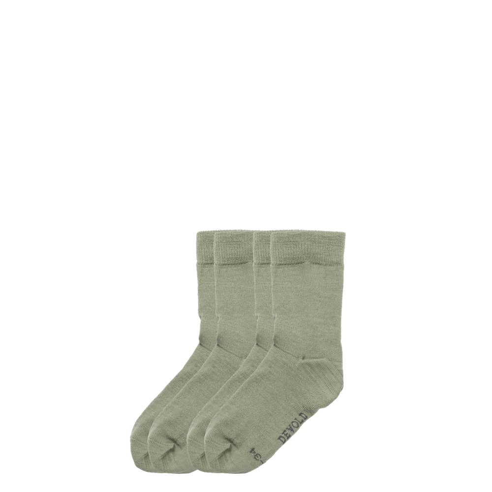 Devold - Daily Merino Light Sokk 2-pack Barn - Size 31-34 - Gr&oslash;nn