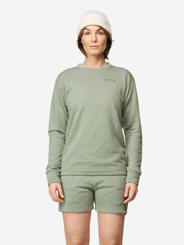 Devold - Everyday Crew Dame - Large - Grønn