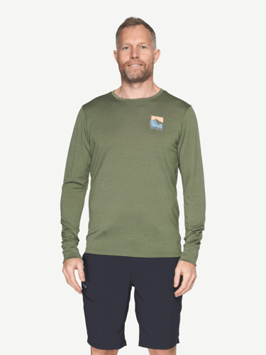 Devold - Classic Summit Long Sleeves Herre - Medium - Grønn