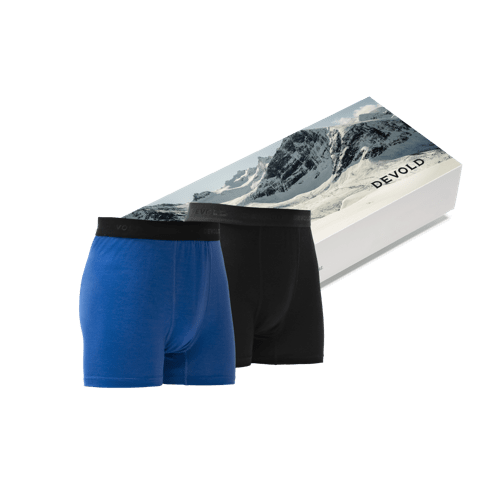 Devold - Breeze Merino 150 Boxer Herre 2 Pack - Large - Svart