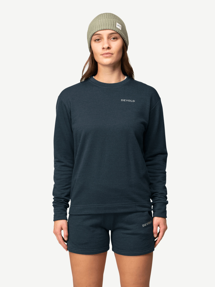 Devold - Everyday Crew Dame - Small - Blå