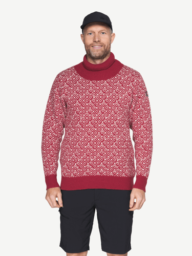 Devold - Svalbard Refined High Neck - Large - Rød