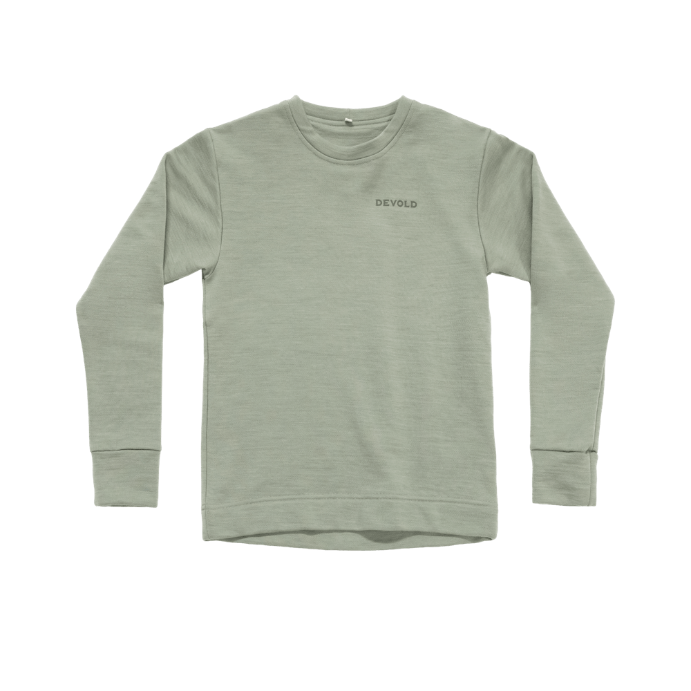 Devold - Everyday Crew Junior - Size 16 - Grønn