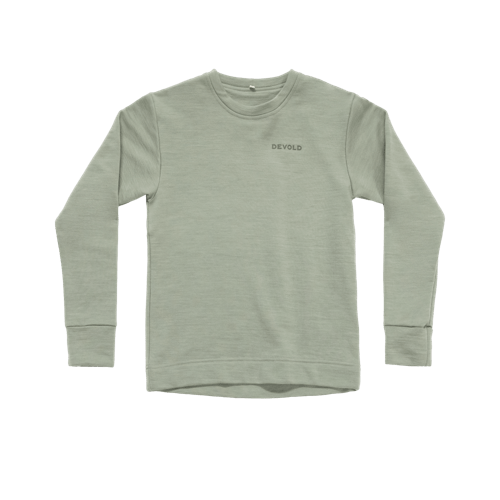 Devold - Everyday Crew Junior - Size 10 - Grønn