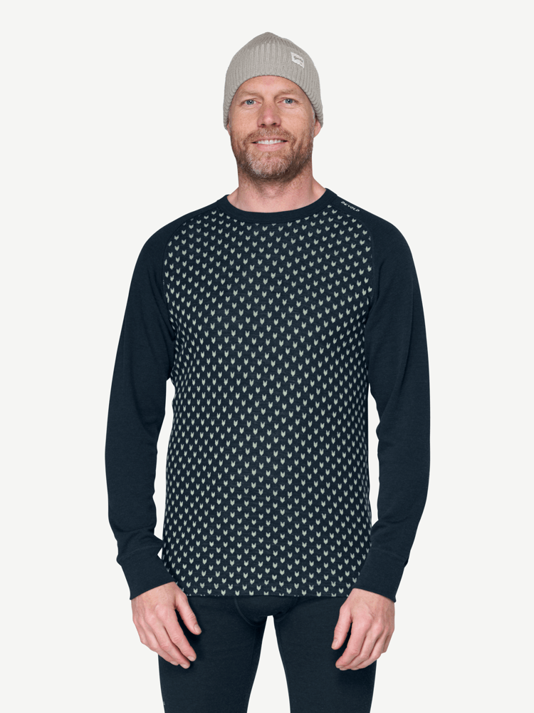 Devold - Signature Merino 230 Ulltrøye Herre - Medium - Blå