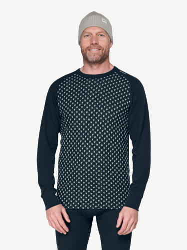 Devold - Signature Merino 230 Ulltrøye Herre - Medium - Blå