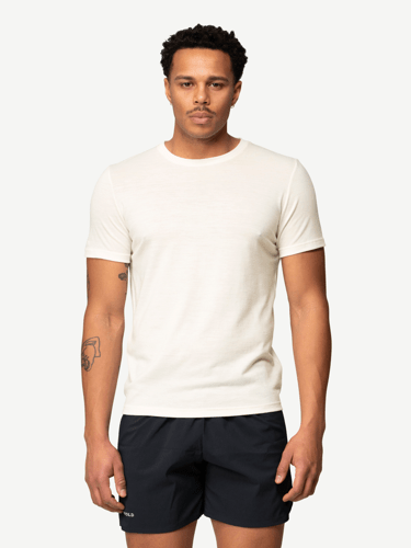 Devold - Classic T-skjorte Herre - Medium - Hvit