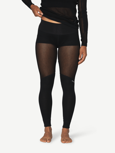 Devold - Wool Mesh Pro Stilongs Dame - Medium - Svart