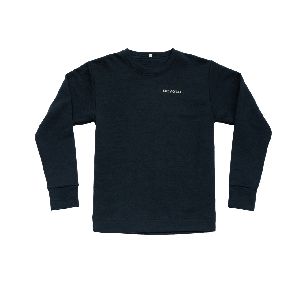 Devold - Everyday Crew Junior - Size 10 - Blå