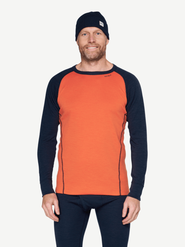 Devold - Duo Active Merino 205 Ulltrøye Herre - Large - Oransje
