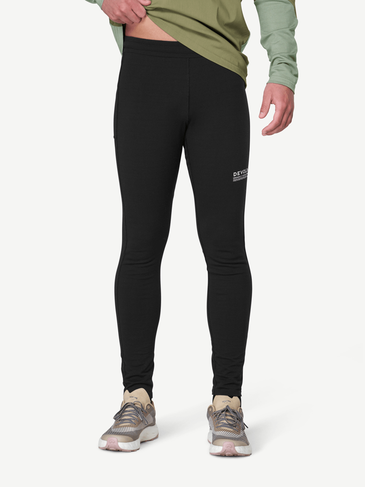 Devold - Endurance Merino Tights Herre - Medium - Svart