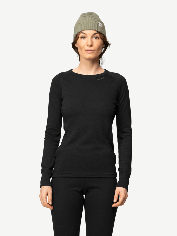 Devold - Duo Active Merino 205 Ulltrøye Dame - XL - Svart
