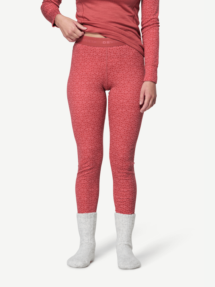 Devold - Duo Active Merino 205 Stilongs Dame - Medium - Rød