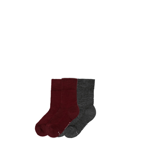 Devold - Daily Merino Medium Sokk 2-pack Barn - Size 28-30 - Rød