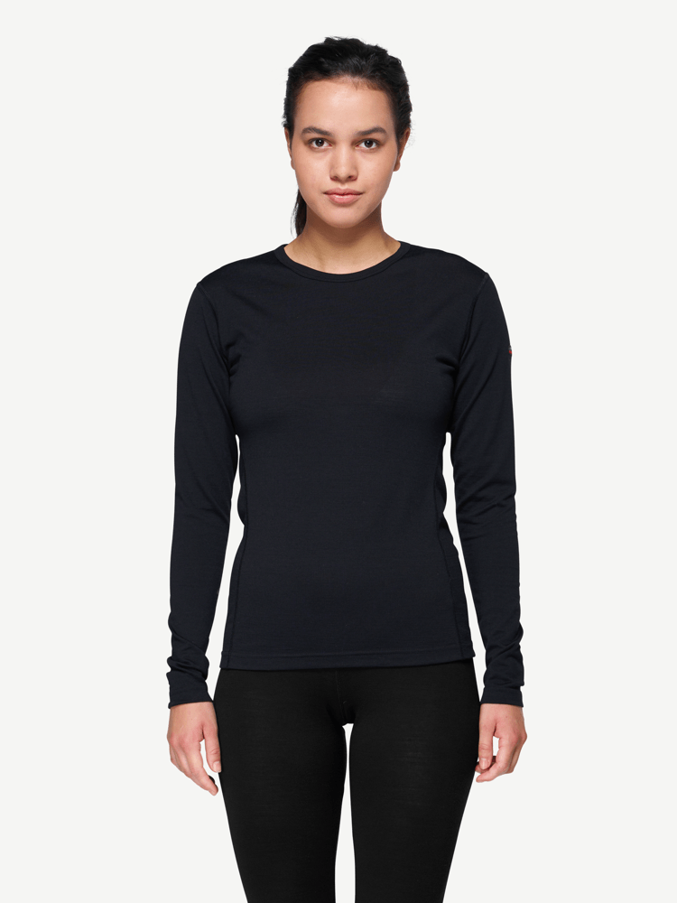 Devold - Breeze Merino 150 Ulltrøye Dame - Medium - Svart