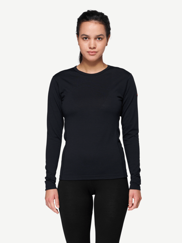 Devold - Breeze Merino 150 Ulltrøye Dame - Large - Svart
