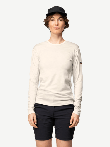 Devold - Breeze Merino 150 Ulltrøye Dame - Medium - Hvit