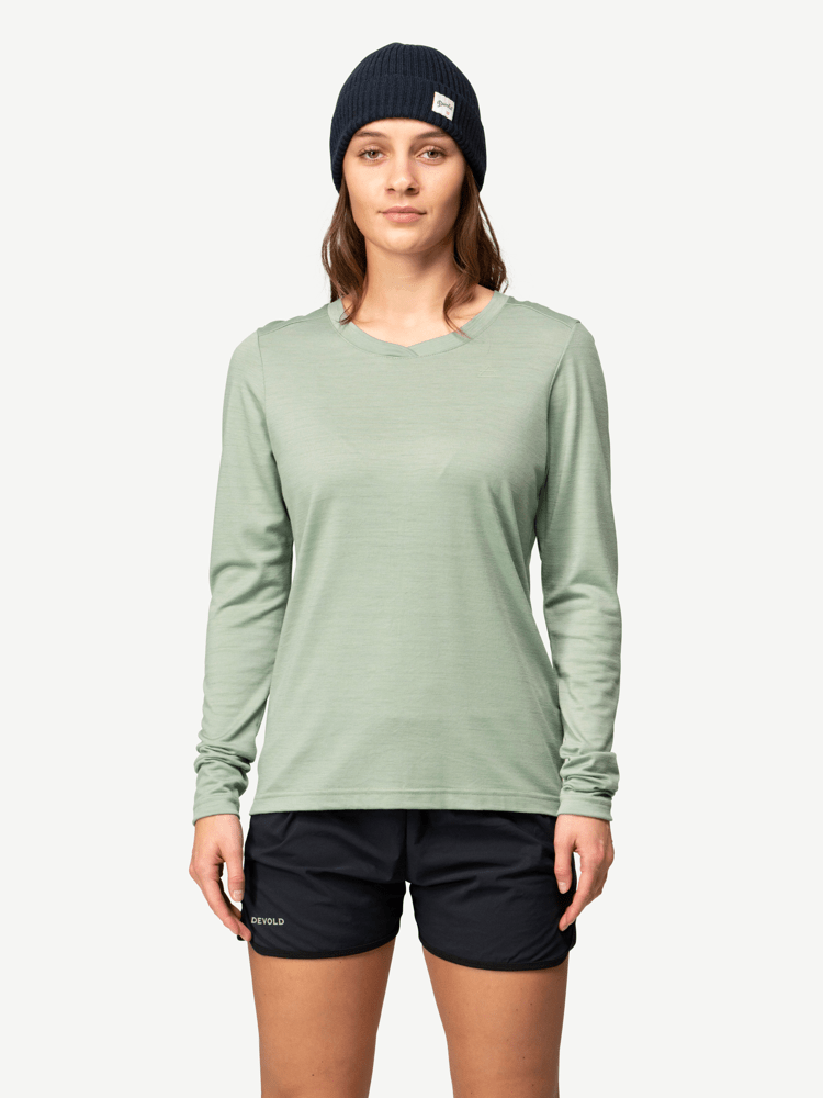 Devold - Premium Long Sleeves Dame - Small - Grønn
