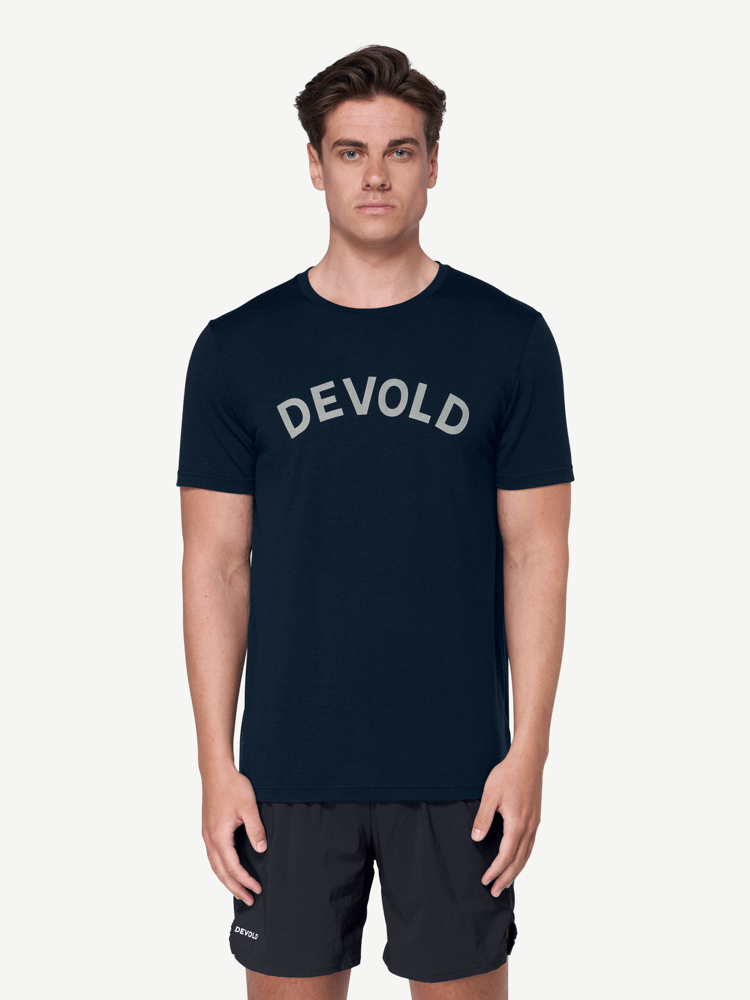 Devold - Classic Legacy T-skjorte Herre - Small - Blå