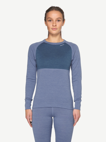 Devold - Expedition Merino Silk Ulltrøye Dame - Medium - Blå