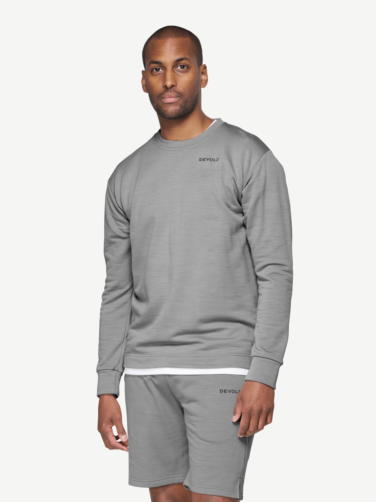 Devold - Everyday Crew Herre - Medium - Grå