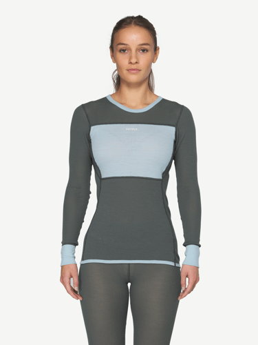 Devold - Wool Mesh 190 Ulltrøye Dame - Medium - Blå