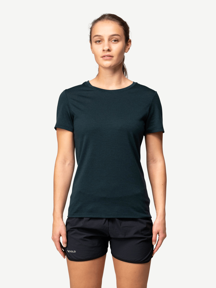 Devold - Classic T-skjorte Dame - Medium - Blå
