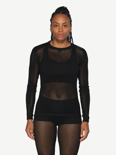 Devold - Wool Mesh Pro Ulltrøye Dame - Medium - Svart