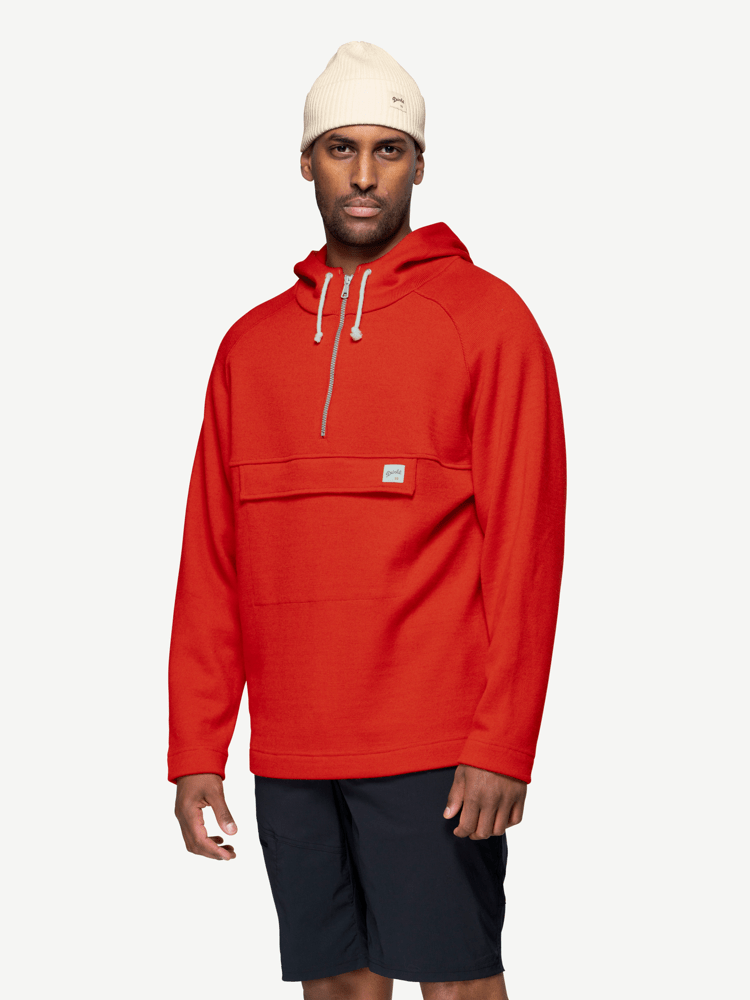 Devold - Archive Anorak - Medium - Rød