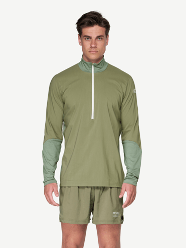 Devold - Endurance Merino Cover Zip Herre - Large - Grønn