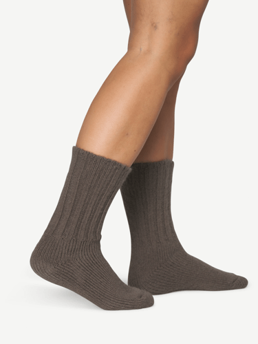Devold - Nansen Wool Sokk - Size 41-46 - Brun