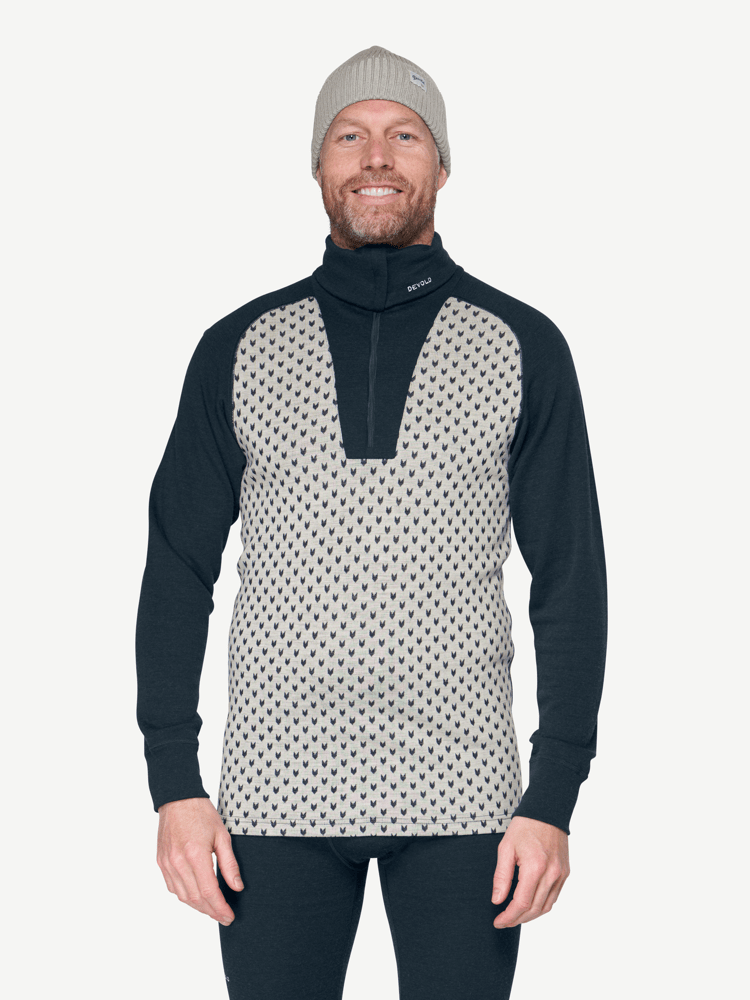Devold - Signature Merino 230 Zip Herre - Large - Hvit