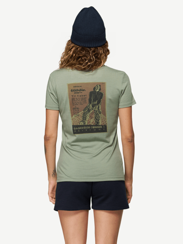 Devold - Premium Fisherherre T-skjorte Dame - Medium - Grønn