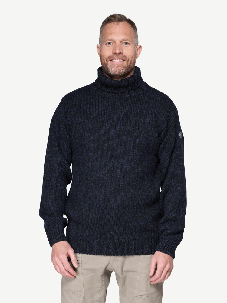 Devold - Nansen Wool High Neck - XS - Blå