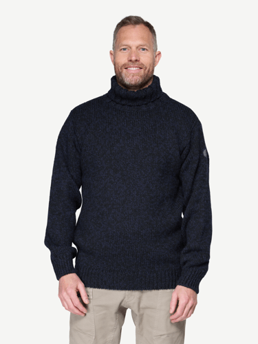 Devold - Nansen Wool High Neck - Medium - Blå