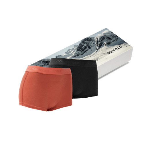 Devold - Breeze Merino 150 Hipster Dame 2 Pack - Medium - Svart