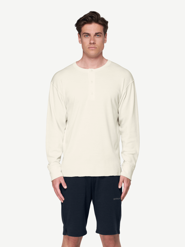 Devold - Archive Henley Long Sleeves - XL - Hvit