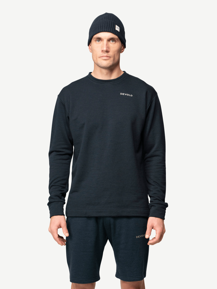 Devold - Everyday Crew Herre - Small - Blå