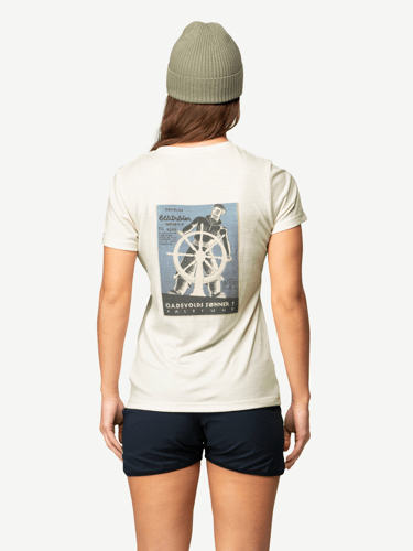Devold - Premium Sailor T-skjorte Dame - Large - Hvit