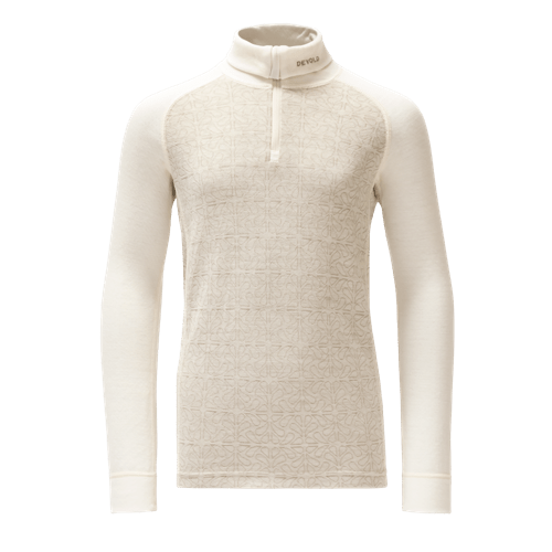 Devold - Duo Active Merino Zip Neck Junior - Size 12 - Hvit