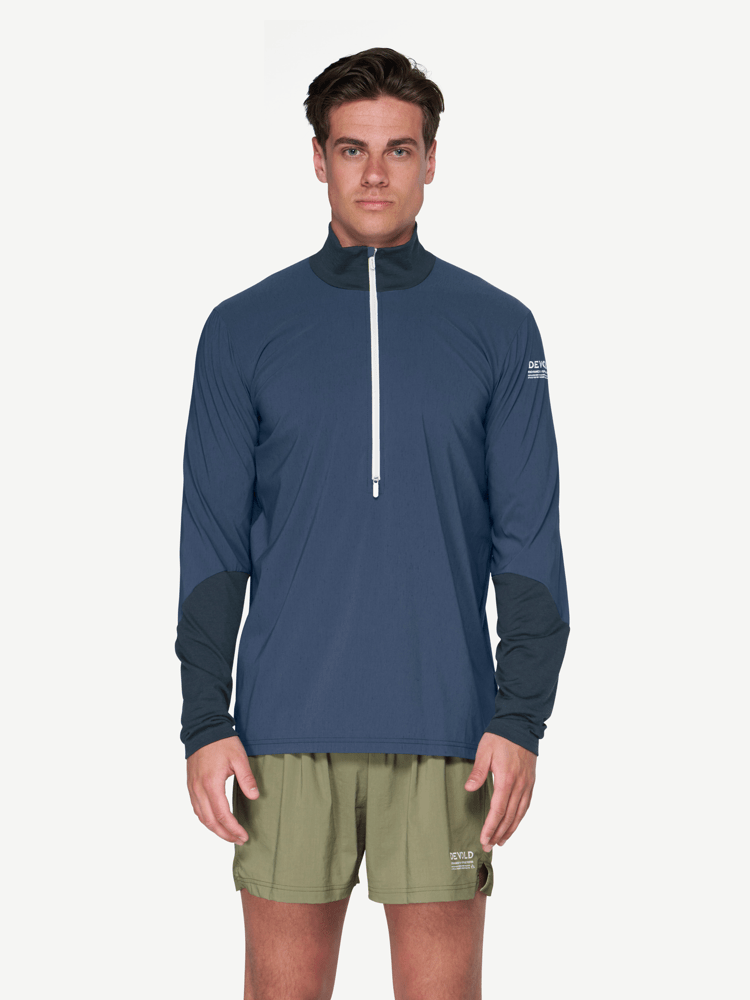 Devold - Endurance Merino Cover Zip Herre - Large - Blå