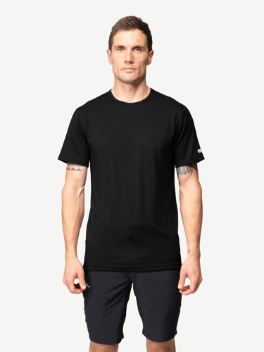 Devold - Breeze Plus Merino 200 T-skjorte Herre - Large - Svart
