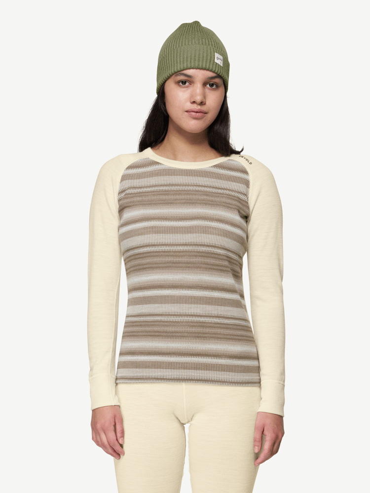 Devold - Signature Merino 230 Ulltrøye Dame - Small - Hvit